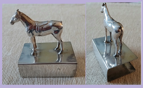 Vintage Horse Matchbox Cover