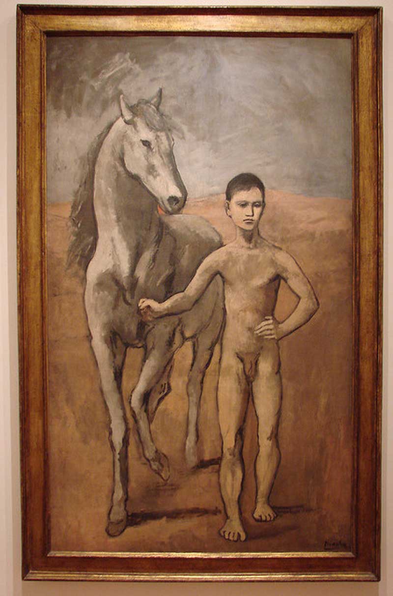 Pablo Picasso, Boy Leading Horse, 1906 (photo credit Allie Caulfield/ Flickr <a href='https://www.flickr.com/photos/wm_archiv/2679272898' target='_blank'>https://www.flickr.com</a> Pablo Picasso, Boy Leading Horse, 1906 (photo credit Allie Caulfield/ Flickr <a href='https://www.flickr.com/photos/wm_archiv/2679272898' target='_blank'>https://www.flickr.com</a>