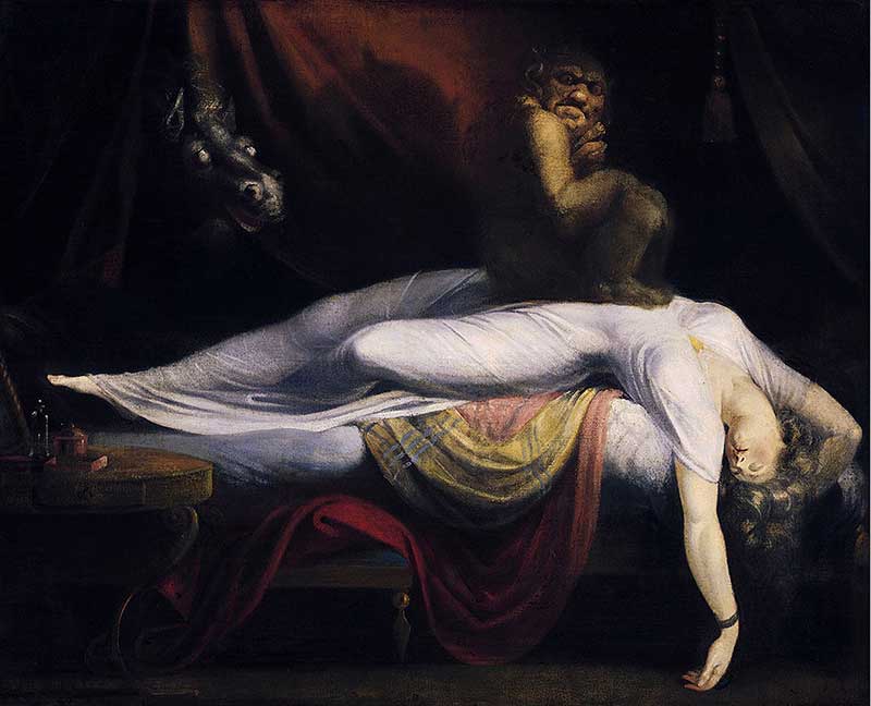 Henry Fuseli, The Nightmare, 1781 (photo credit © Henry Fuseli/Wiki Commons) Henry Fuseli, The Nightmare, 1781 (photo credit © Henry Fuseli/Wiki Commons)