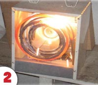 Heater in the barn